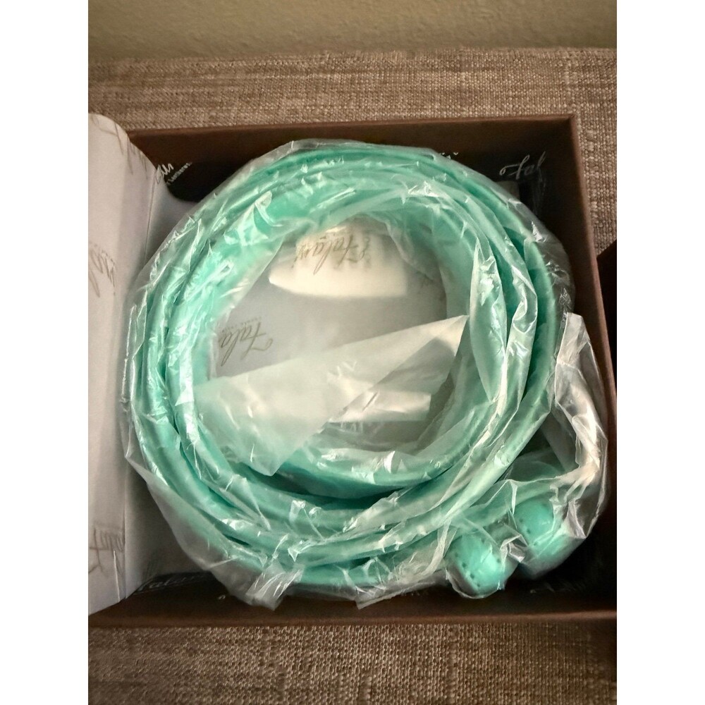 New Women’s Falari Mint Green Leather Dress Belt Size Medium 34/36 Waist